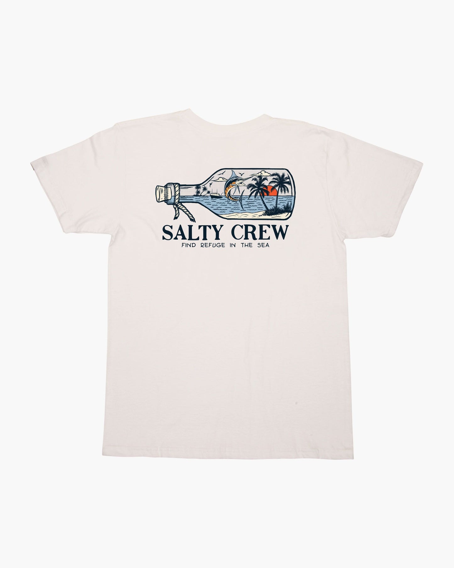 MESSAGE BOYS S/S TEE - White