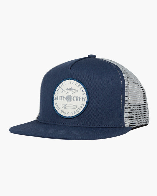 FLIP FLOP BOYS TRUCKER - Navy/Silver - Salty Crew Australia