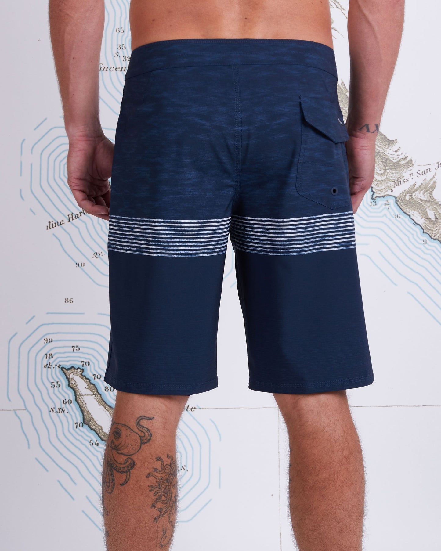 VESSELS BOARDSHORT - Dark Navy