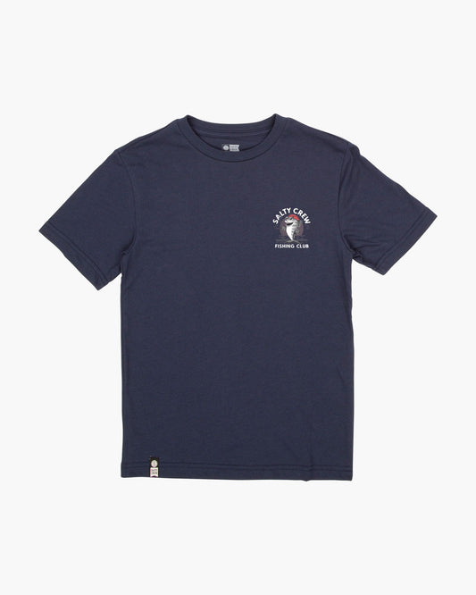 FISHING CLUB BOYS S/S TEE - Navy