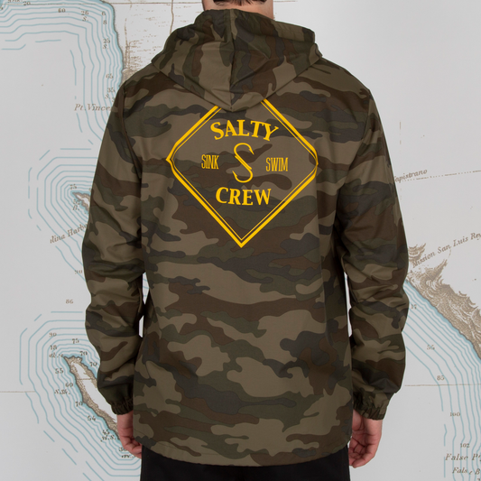 Tippet Snap Jacket - Camo - Salty Crew Australia