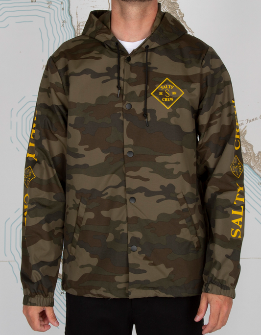 Tippet Snap Jacket - Camo - Salty Crew Australia
