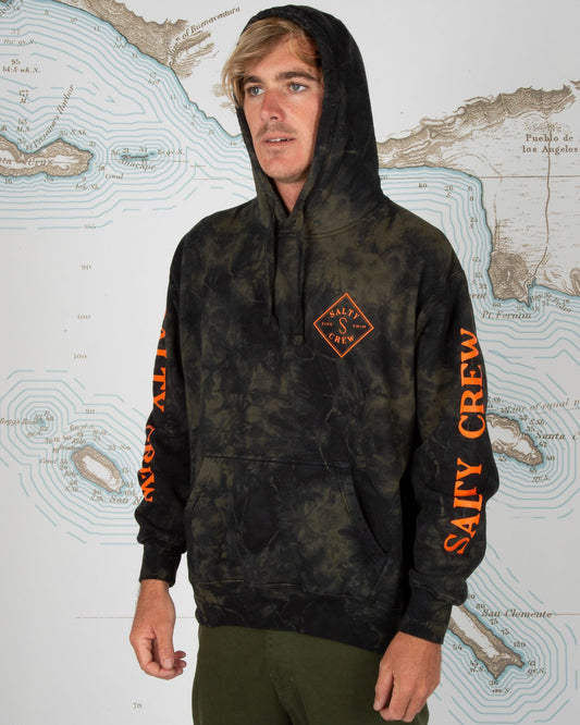 Tippet Tie Dye Fleece - Black