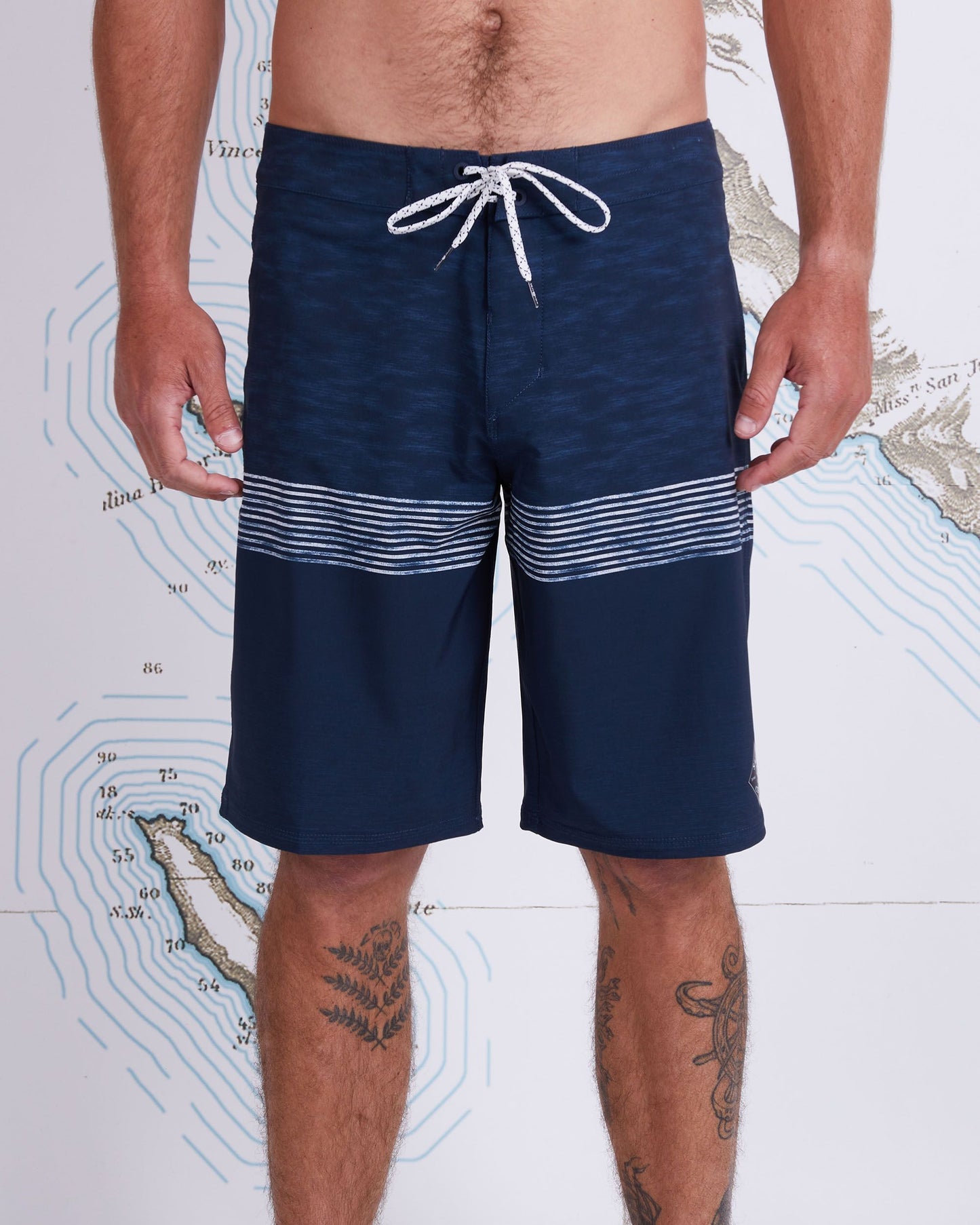 VESSELS BOARDSHORT - Dark Navy