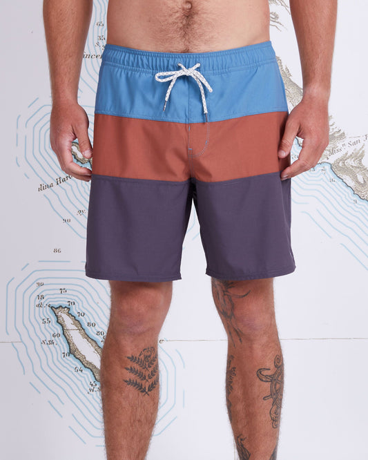 Beacons Elastic Boardshort - SLATE - Salty Crew Australia